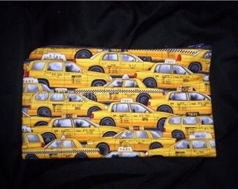 New York City Taxy Cab Change Purse Makeup