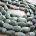 Emerald Faceted Freeform Nuggets FULL STRAND
