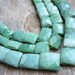 Apple Green Opal Faceted Pillow Full Strand