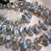 Labradorite Faceted Pear