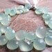 Aquamarine Transparent Blue Chalcedony Briolettes