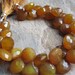 Amber Chalcedony Heart Briolettes Briolettes
