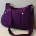 Everyday Purse,Shoulder Bag,messenger,Purple,adjustable strap,SHELL