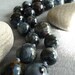 Blue pietersite knotted necklace