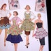 1950s Retro Apron Pattern - Simplicity Half Apron and Full Aprons Sewing Pattern size All Sizes UNCUT