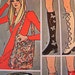 Vintage 1970's Simplicity 2 Shoulder Bags Purse Pattern with Spats shoe accessory