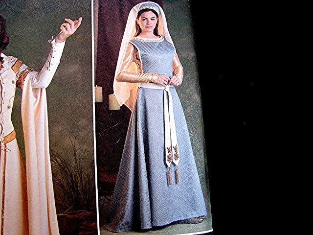Historical Medieval Renaissance Dress Pattern Misses Adult