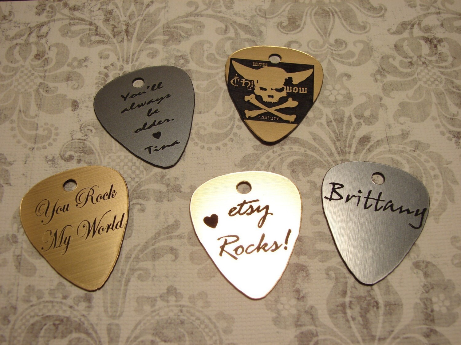 custom design your own guitar pick personlize your by rememberwynn