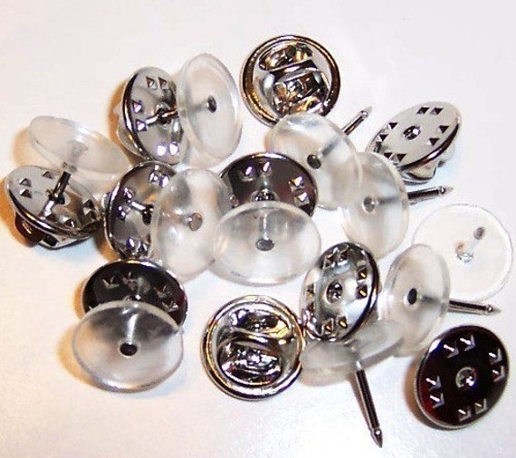 Tie Tac Lapel Pin Blanks Glue On Anything 11mm Vinyl Head