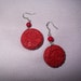 Cinnabar earrings asian style