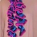RESERVED for Trendsetting team Hand Knitted Scarf Salsa