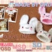 Bunny Fluffy Hat (made by order) for Latiyellow Yosd MSD Odecco Nikki SD Dal Pullip Blythe