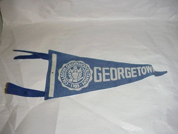 1950s GEORGETOWN pennant made by KEEZER 1950s GEORGETOWN pennant made by KEEZER