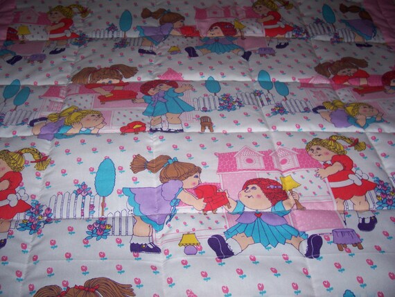 Handmade Cabbage Patch Kids Playing With Dollhouses