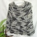 Little Girl's Poncho. Soft High Quality Acrylic Yarn. Hand Knit. Rich and Beautiful Grey and Silver.