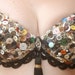Belly Dancer Handmade Tribal Fusion Button Bra SALE
