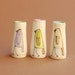 Three finger vases