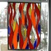 CLEARANCE - Fire and Flame - Stained Glass Panel