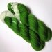 Hand-painted yarn, DK, light weight, green field