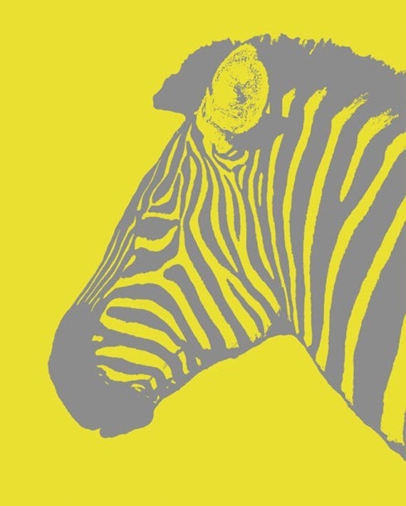 Items similar to Zebra Stripes (Gray/Mustard) by RustyCricket on Etsy
