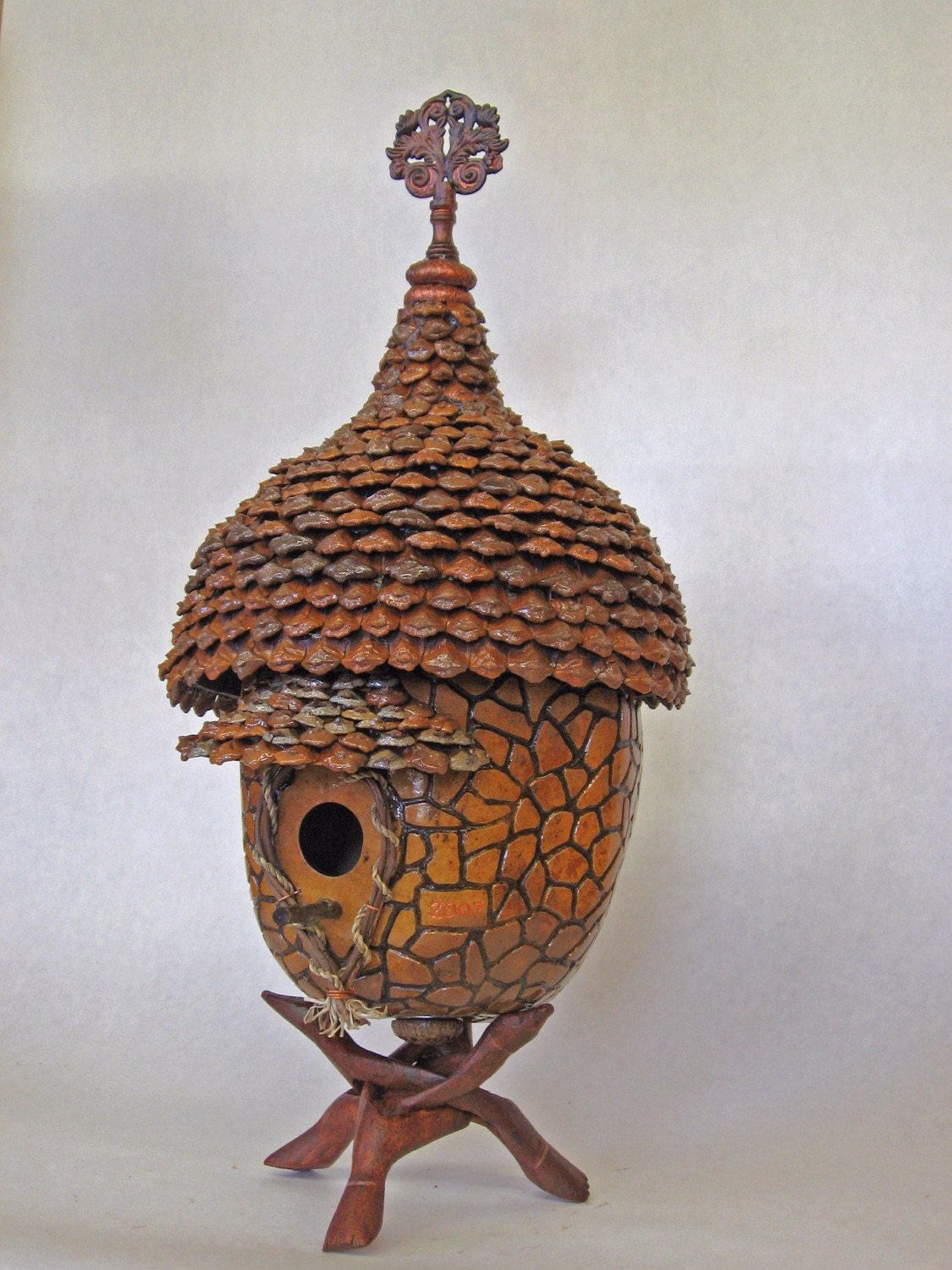 Decorative Gourd Birdhouse
