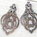 Tahitian Shell Chandelier Carvings for Earrings 4 LAST OF