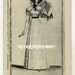 1819 - PARISIAN Woman - LOUIS 18 era - Elegant FASHION - Vintage French Postcard
