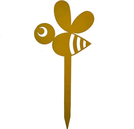Bumble Bee Metal Garden Stake A1