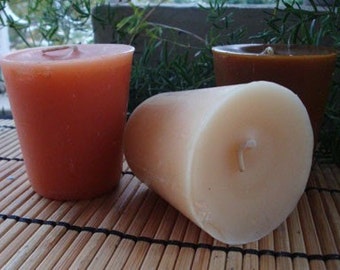 Super-Sized Votive Scent Sample 3pk - SWEET & NUTTY fragrances (you choose)