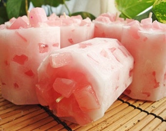 PRETTY IN PINK - Scented Chunk Octive Candle 6pk