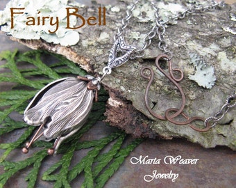 Tulip Fairy Bell Necklace Bestseller, Marta Weaver Jewelry, Choose Custom Length, 24 hr shipping weekdays