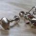 Vintage Earring Finding- fancy screw back
