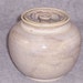 Ceramic Storage Jar with Lid Compost Pail Lavender Purple Wheel Thrown Stoneware Ceramics Pottery