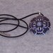 Purple Ceramic Pendant Pendant Ceramics Pottery