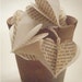 Vintage French Novel Paper Baubles