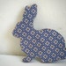 Little Lapin - Wooden Bunny Brooch