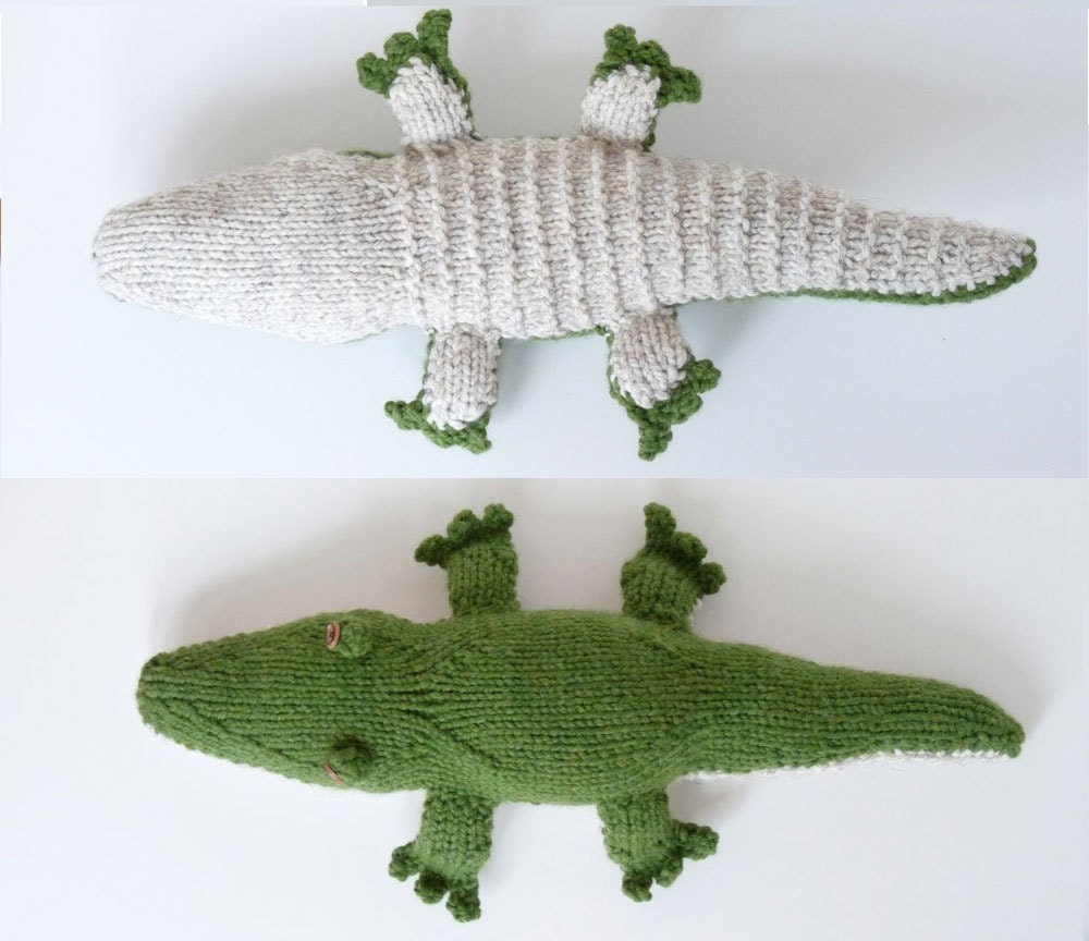 alligator stuffed animal pattern