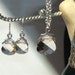 Bridesmaid Jewelry Set - Swarovski Clear Crystal Flat Briolette Set - Bridal Jewelry - Wedding Jewelry
