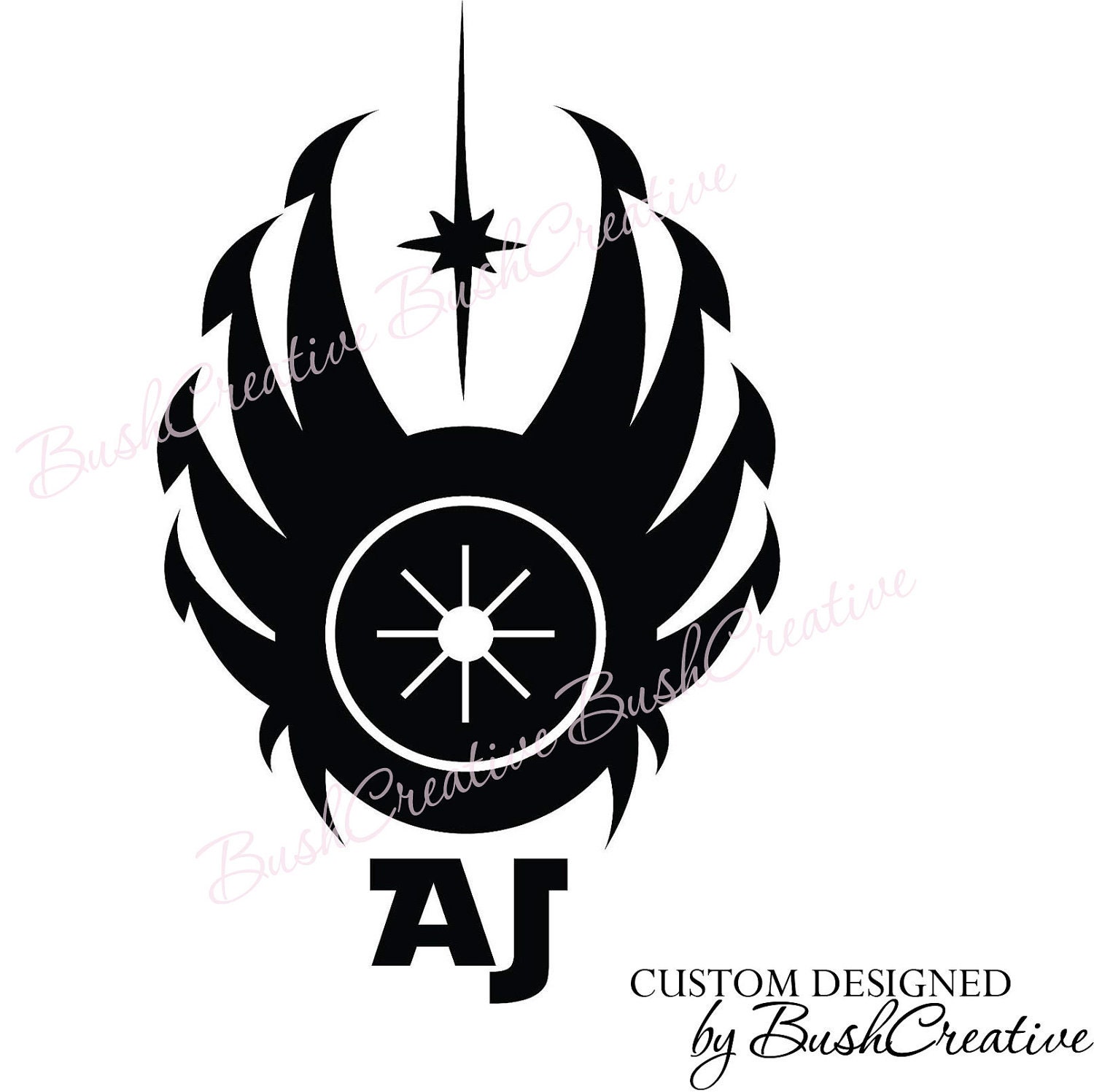 Star Wars Jedi Wall Decal Vinyl Shield 049