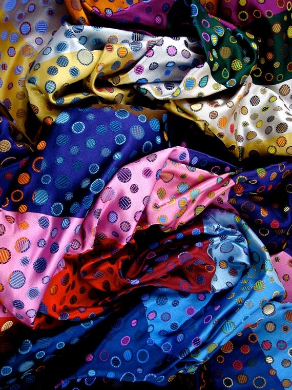 Silk Fabric Tie Silk Pure Silk Designer Sample piece