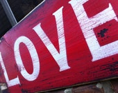 Red and White LOVE Wooden Sign for Valentine's Day - Il_170x135