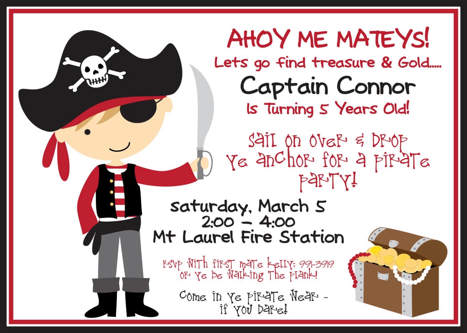 Pirate Invitation Ideas 5