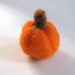 Miniature needle felted pumpkin
