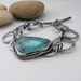 oO Special Sale Oo Turquoise and sterling silver bracelet - The Watercarrier -