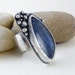 Sterling silver and Kyanite ring Hallmarked - Causeway-