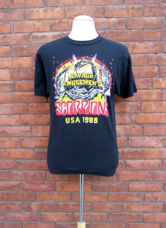1988 Scorpions Savage Amusement Tour T Shirt