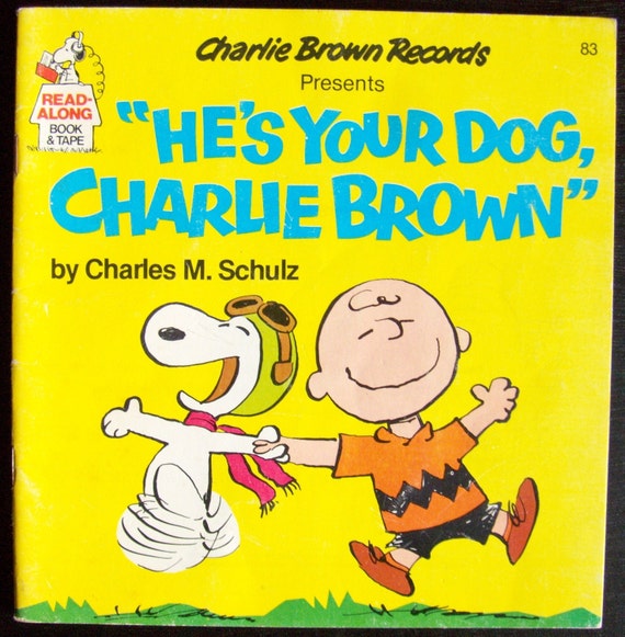 He's Your Dog Charlie Brown VINTAGE Book by fromthehipcreations