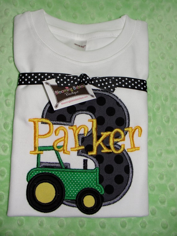 john deere first birthday shirt