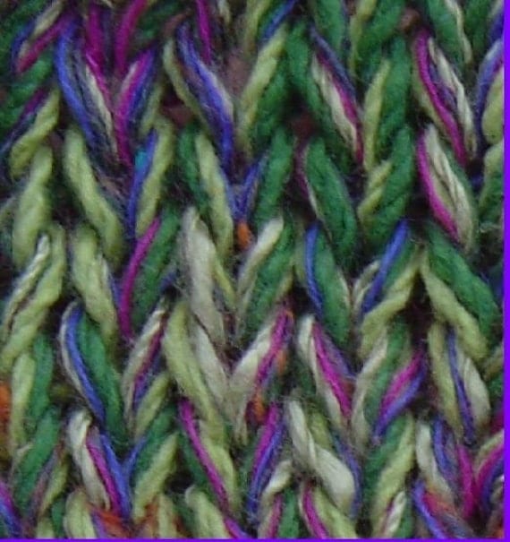 Yarn: purple green pink worsted 2 skeins 200 by LifesAnExpedition