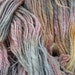 Bulky Yarn: 118 yds alpaca wool heavy worsted hand painted, rose pink peach beige gray blue gold yellow, knitting yarn, very soft